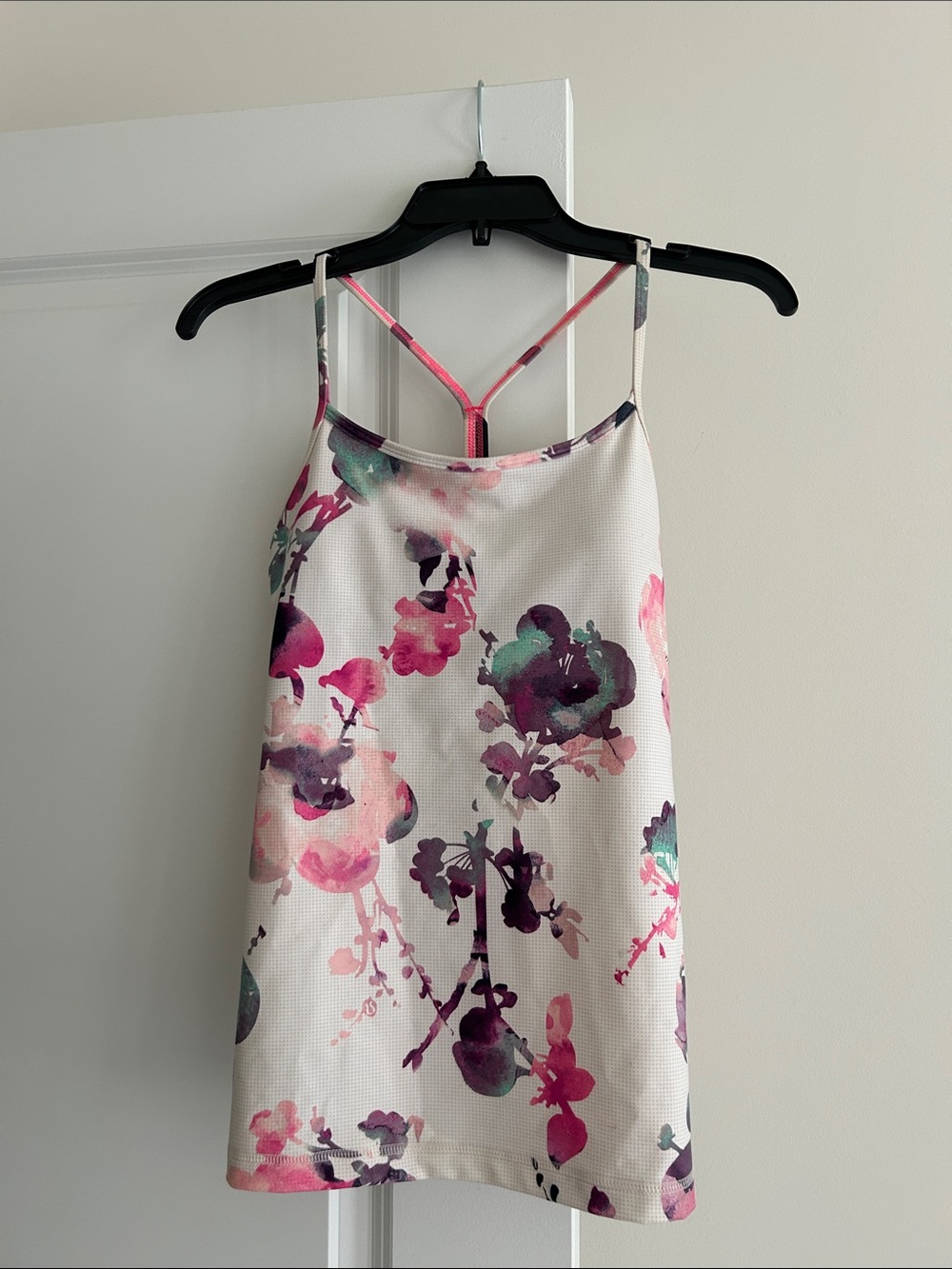 Lululemon Floral Racerback Top. Size 4